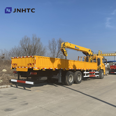 6x4まっすぐな腕クレーン貨物トラックはShacman H3000 F3000 X3000を取付けた