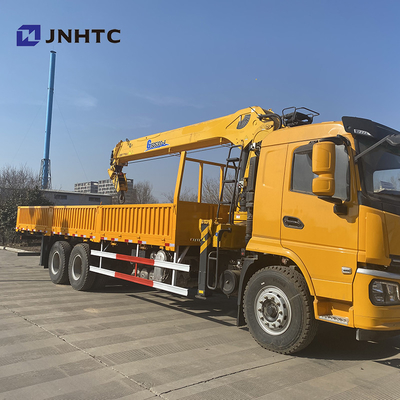 6x4まっすぐな腕クレーン貨物トラックはShacman H3000 F3000 X3000を取付けた