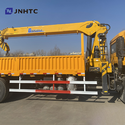 6x4まっすぐな腕クレーン貨物トラックはShacman H3000 F3000 X3000を取付けた