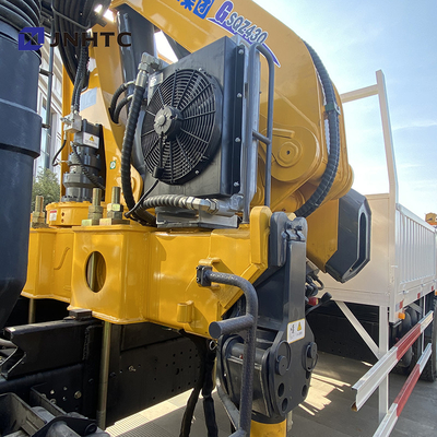 平面Dropsideの貨物トラックはクレーンShacman F3000 6x4を取付けた