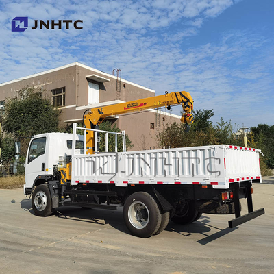 3.2tクレーンが付いているSinotruk Howo Homan 6の車輪4x2 Dropsideの貨物トラック